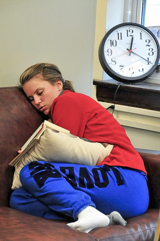 02 01 Student catching some zzzzz's 6581