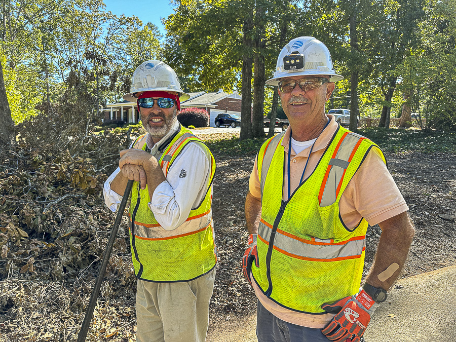 2024 10 14 George and John helping to get our power back i1340