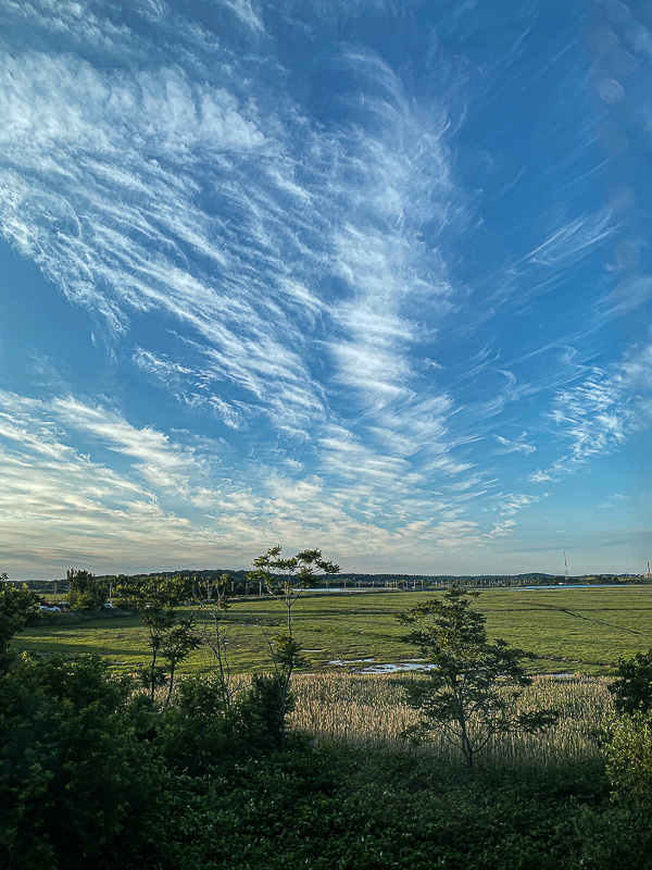06 20 Late afternoon sky over tidal marsh i1099