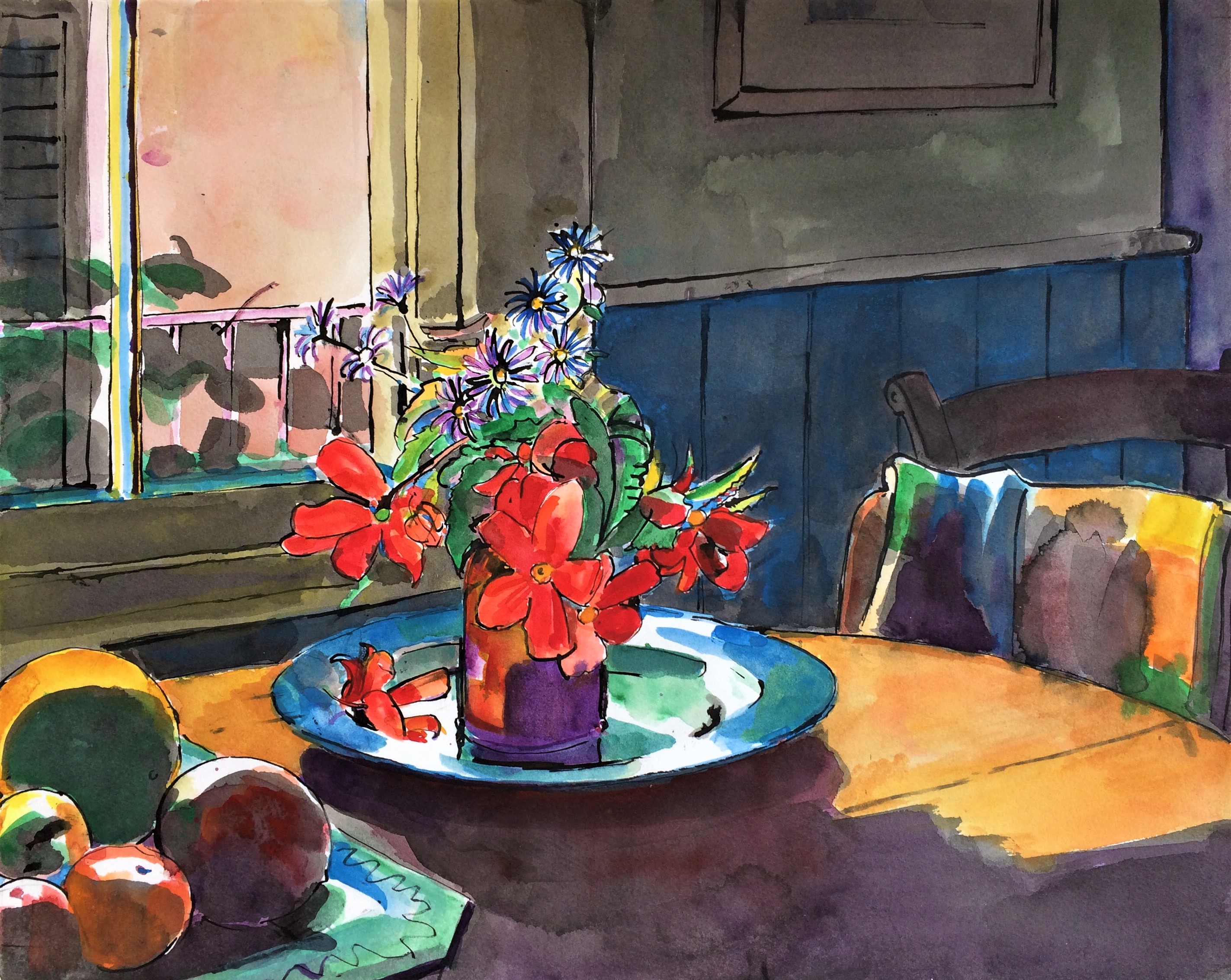 Begonias in the Kitchen 