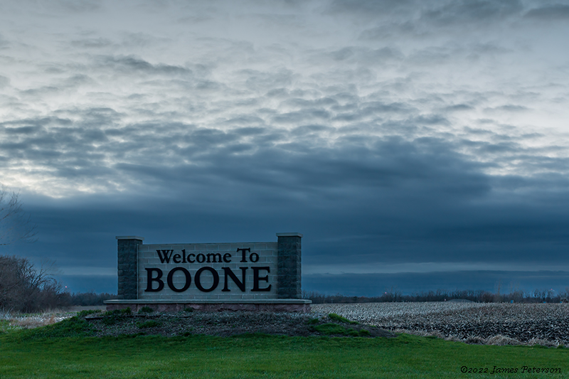 Boone IA Sign (6893)