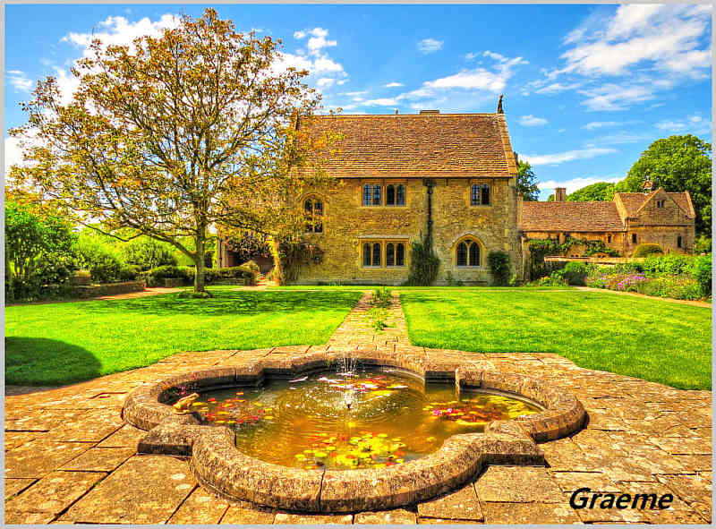 Small Fountain and Manor