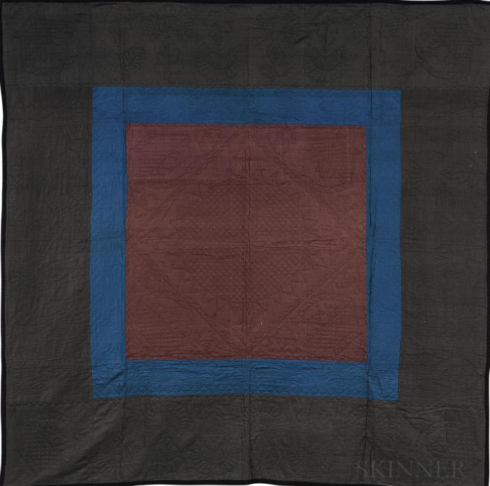 124: Center Square-Lancaster, PA c. 1920, 76x76 wool