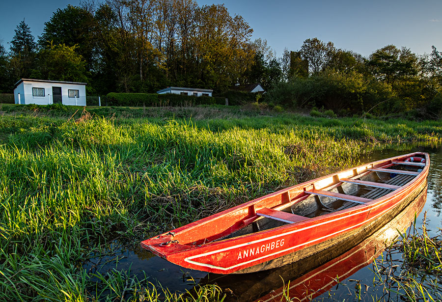 Annaghbeg - Red Boat - Evening Light