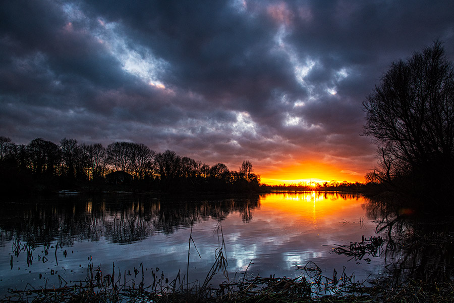 Winter Sunset - River Shannon 