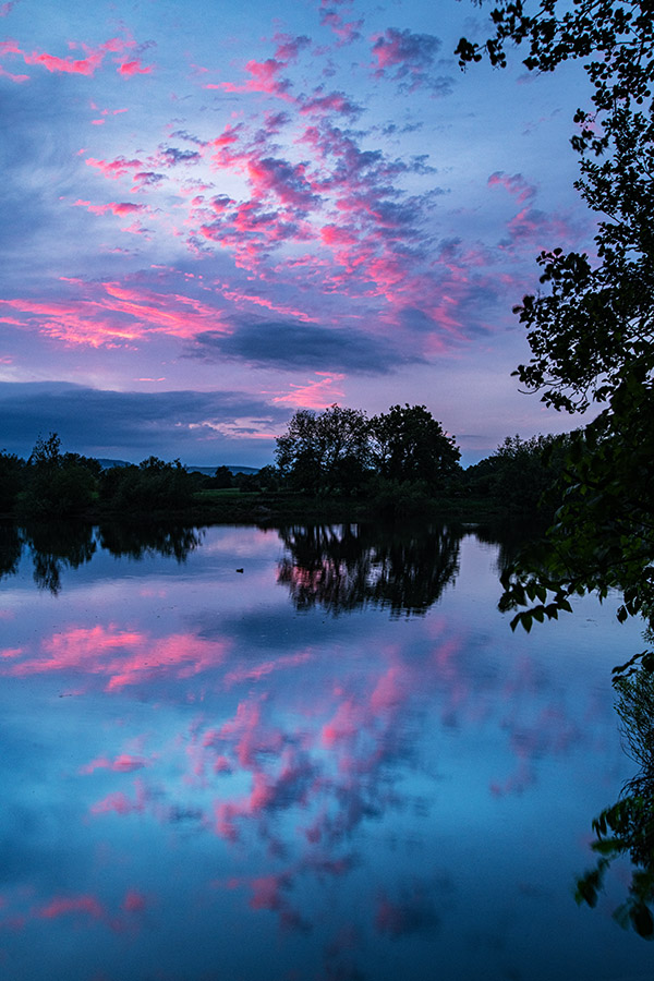 Pink Clouds at Night