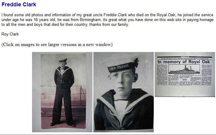 1939, 14TH OCTOBER - ROYAL OAK GANGES BOY FREDDIE CLARK..jpg
