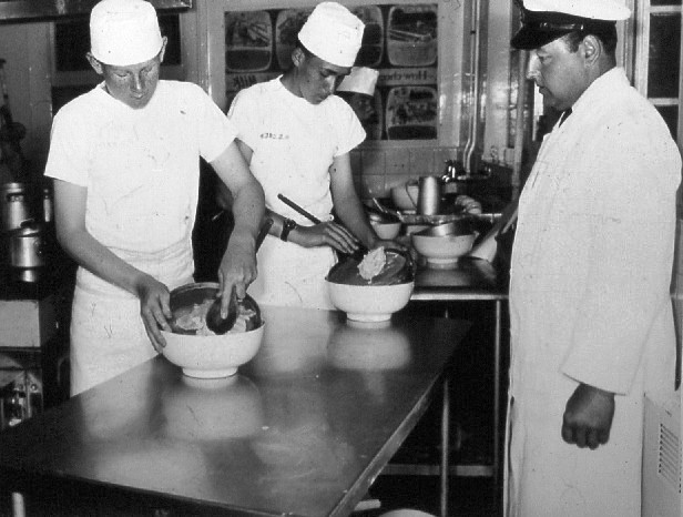 POST 1952 - Cookery School..JPG