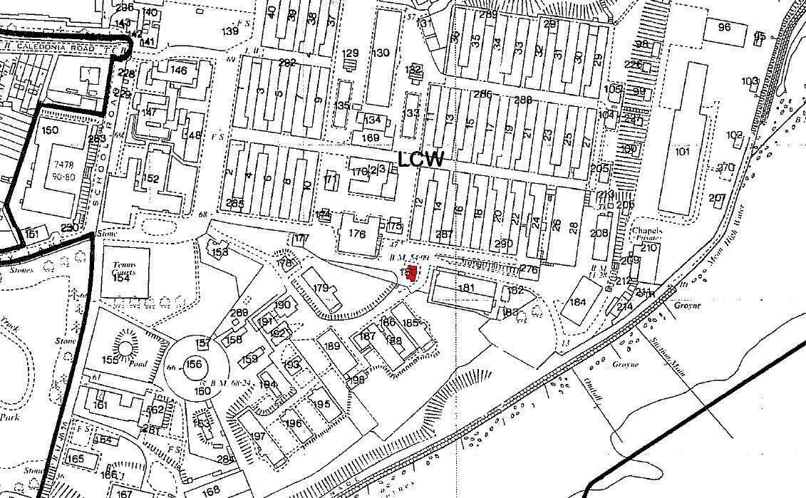 1916 - LOCATION OF PARENTS HUT POST WW II.jpg