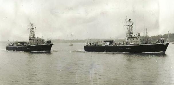 1972, 5TH SEPTEMBER - MARTIN O'FLYNN, HMS DITTISHAM and HMS FLINTHAM