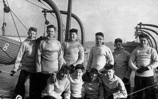 1952 - DOUGLAS CARR - 2 WHALER CREW'S OR NEARLY A CUTTER'S CREW.jpg