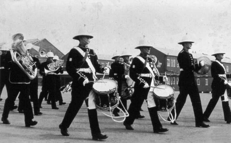 UNDATED - SECTION OF THE ROYAL MARINE BAND.jpg