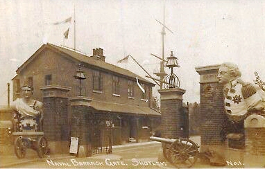 UNDATED - HMS GANGES, NAVAL BARRACKS, MAIN GATE.jpg