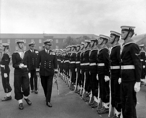 1968, 18TH NOVEMBER - RALPH MILES, HAWKE DIVISION, CAPTAIN NAPPER BEHIND ADMIRAL, I AM THE BADGE BOY NEAREST ON THE RIGHT.jpg