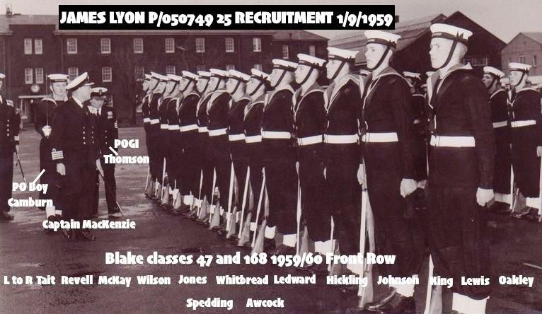1959, 1ST SEPTEMBER - JAMES LYON, 25 RECR., BLAKE, 47 AN 168 CLASS, POGI THOMSON, CAPTAIN'S INSPECTION.jpg