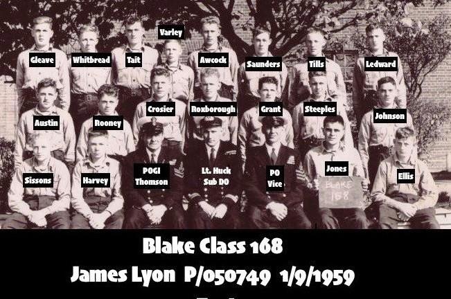 1959, 1ST SEPTEMBER - JAMES LYON, 25 RECR., BLAKE, 168 CLASS.jpg