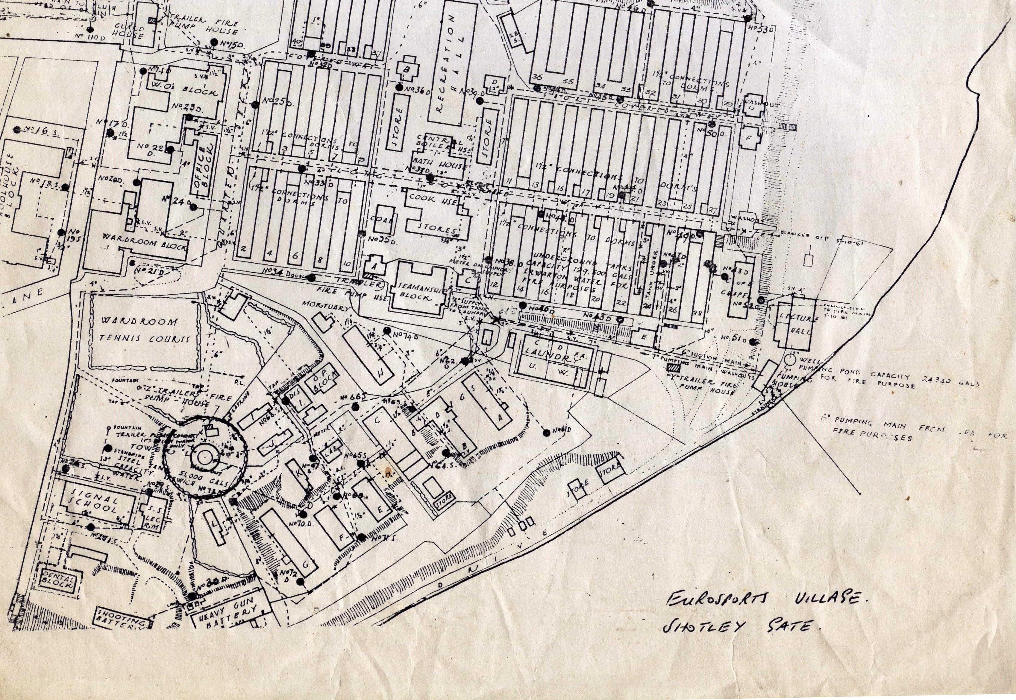 UNDATED - DICKIE DOYLE, MAP OF PART OF GANGES SITE SHOWING WATER MAINS, 2.jpg