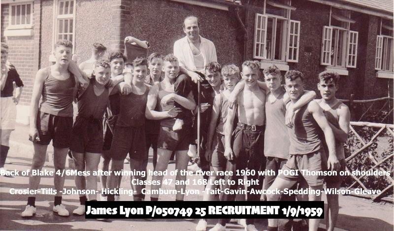 1959, 1ST SEPTEMBER - JAMES LYON, BLAKE 4 AND 6  MESSES, 47 AND 168 CLASSES, WINNERS HEAD OF RIVER RACE 1960, A..jpg