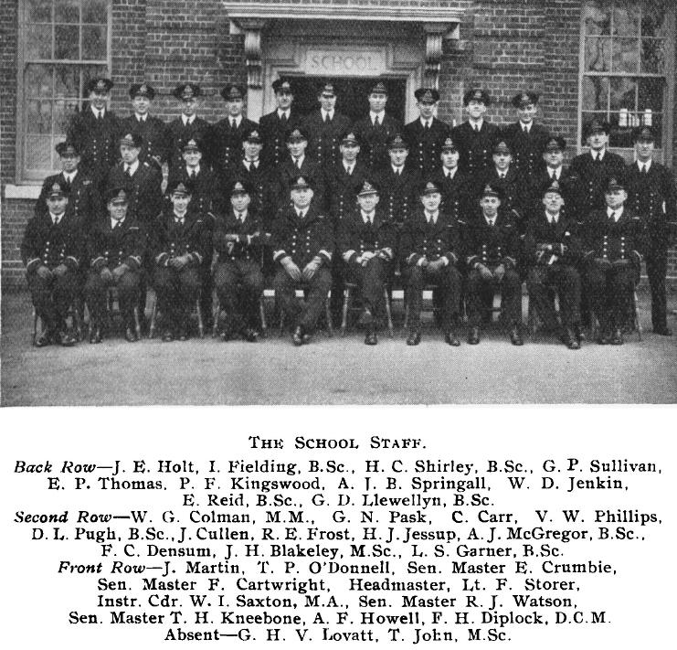 1934 - JIM WORLDING, THE SCHOOL AND SCHOOL STAFF, FROM THE SHOTLEY MAG..jpg
