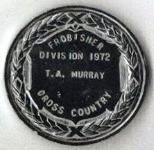1972, 27TH JUNE - TOMMY MURRAY, 35 RECR., CROSS COUNTRY MEDAL. H