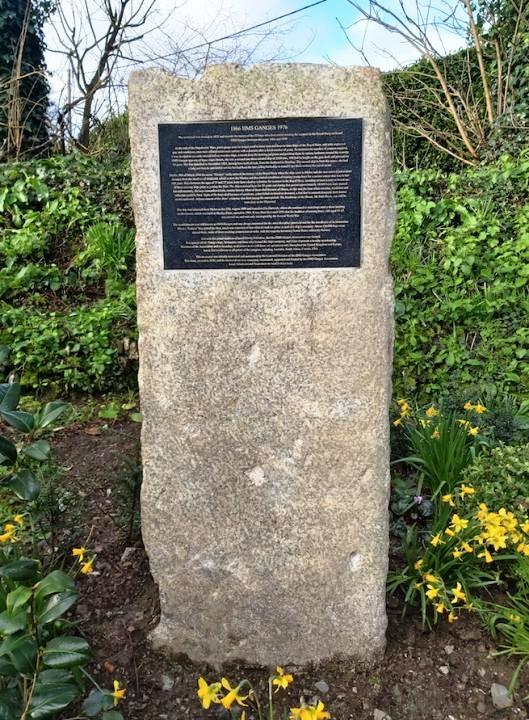 2020, 5TH MARCH - TONY WILDERS, GRANITE PLINTH AND PLAQUE AT MYLOR. SEE BELOW FOR MORE INFORMATION.