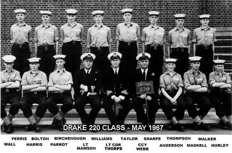 1967, MAY - STEVEN BOLTON, DRAKE 220 CLASS, NAMES ON PHOTO.jpg