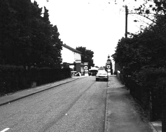 1975 - STEVE PARROTT, LOOKING ALONG CALEDONIA ROAD TO THE MAIN GATE.jpg