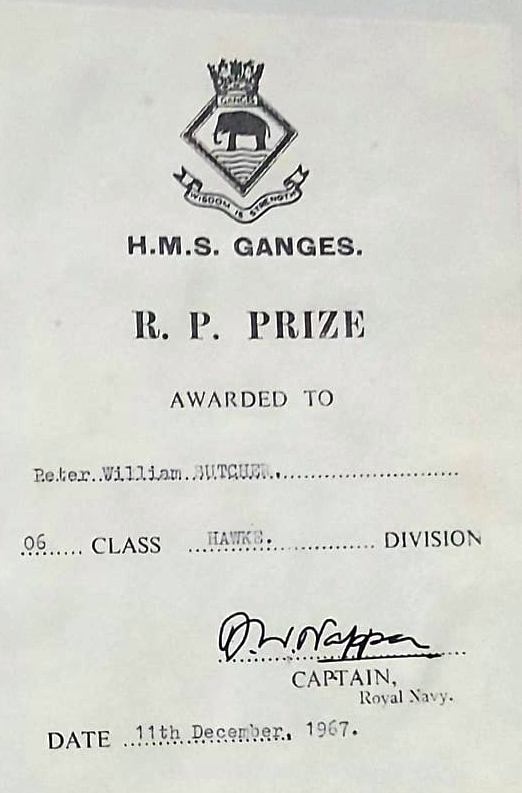 1966, 14TH NOVEMBER - PETER BUTCHER, 89 RECR., K92 CLASS, R.P. PRIZE, 03..jpg