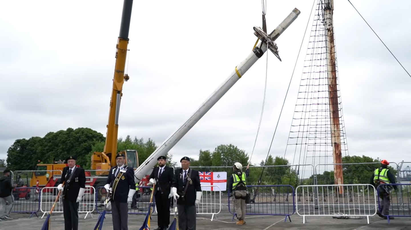 2022, 6TH JUNE - De-Rigging Ceremony at HMS Ganges (Barrelmans Point).jpg