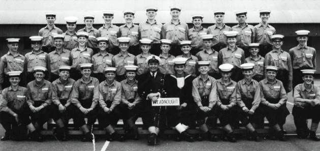 1969, 19TH AUGUST - JAMES CAITHNESS, 12 RECR., ANNEXE, DREADNOUGHT, I AM FRONT ROW, 3RD FROM LEFT.jpg