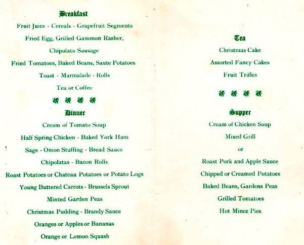 1967 - ROBERT SAUNDERS, 05., 92 RECR., 37 MESS, CHRISTMAS MENU, B..jpg