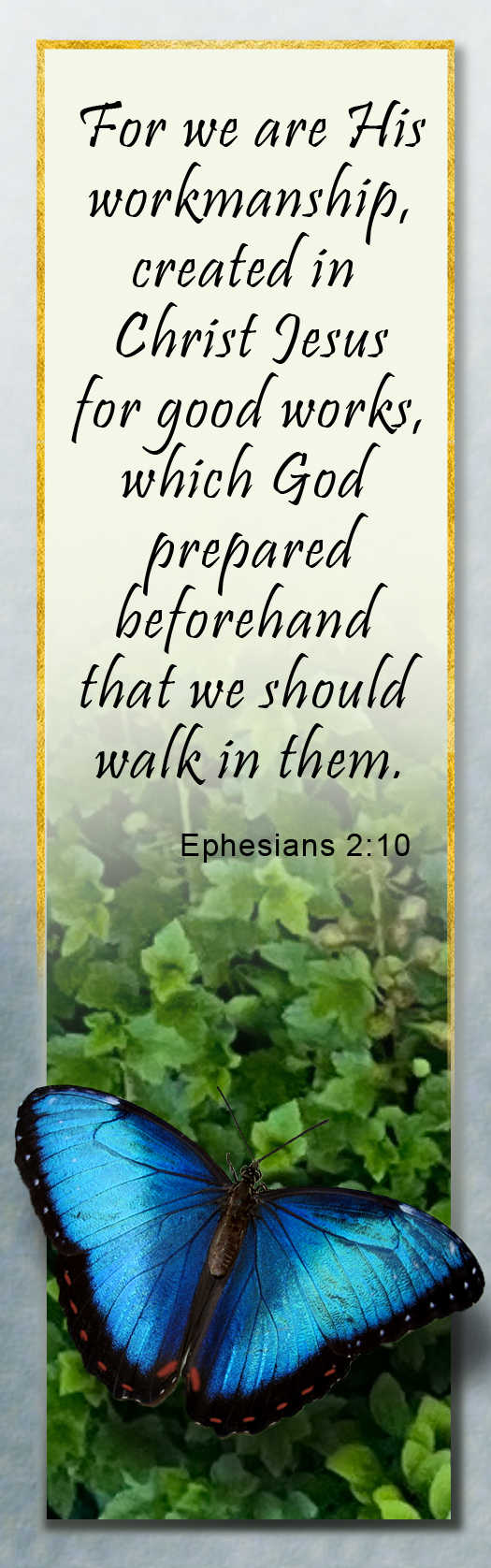 Workmanship - Epesians 2:10
