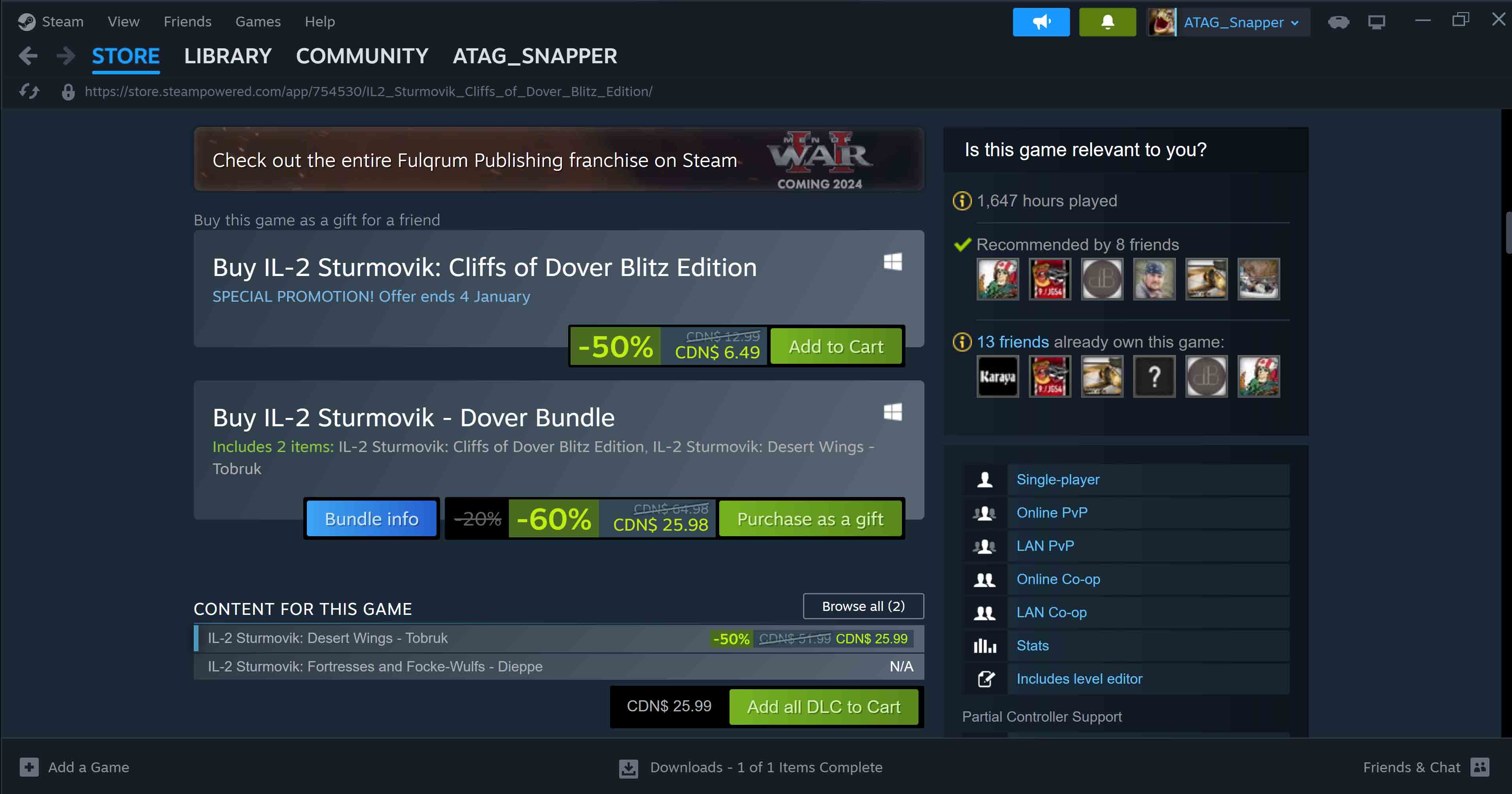 Cliffs of Dover Steam Sale.jpg