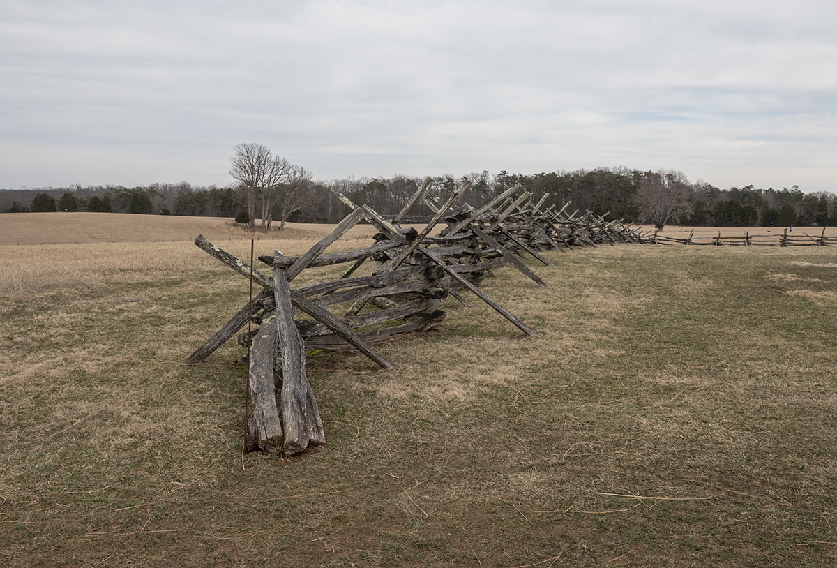 Split-rail fences