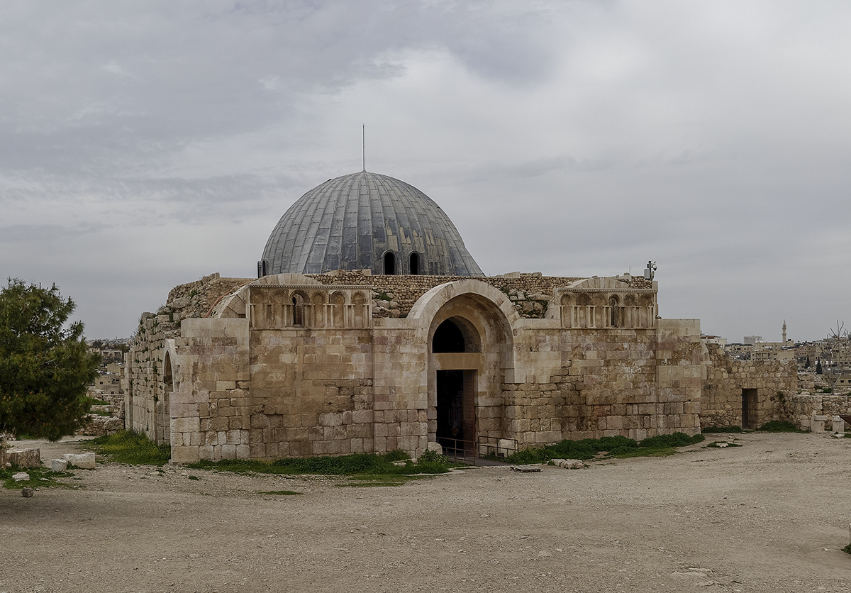 Umayyad Palace gate, Amman, Jordan