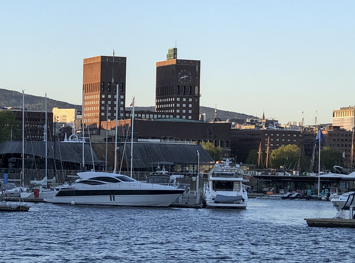 Oslo City Hall and harbor