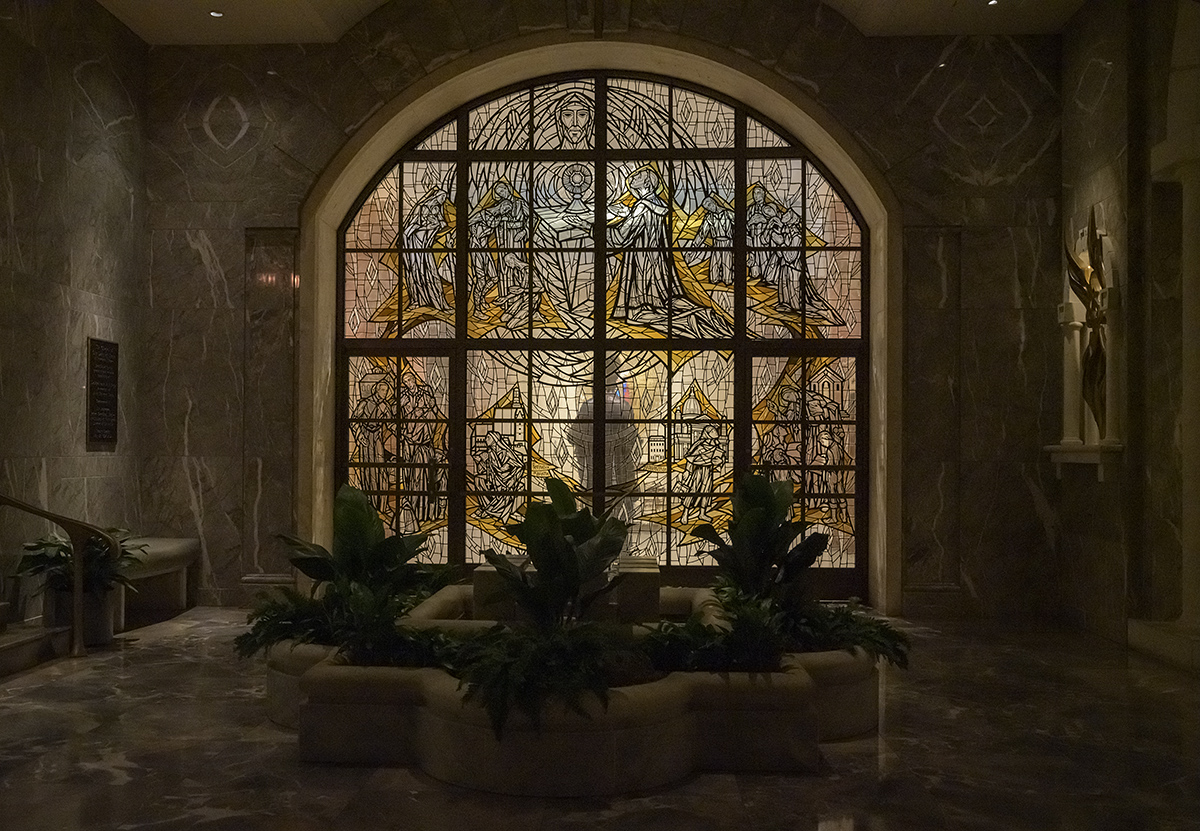 Crypt Church window