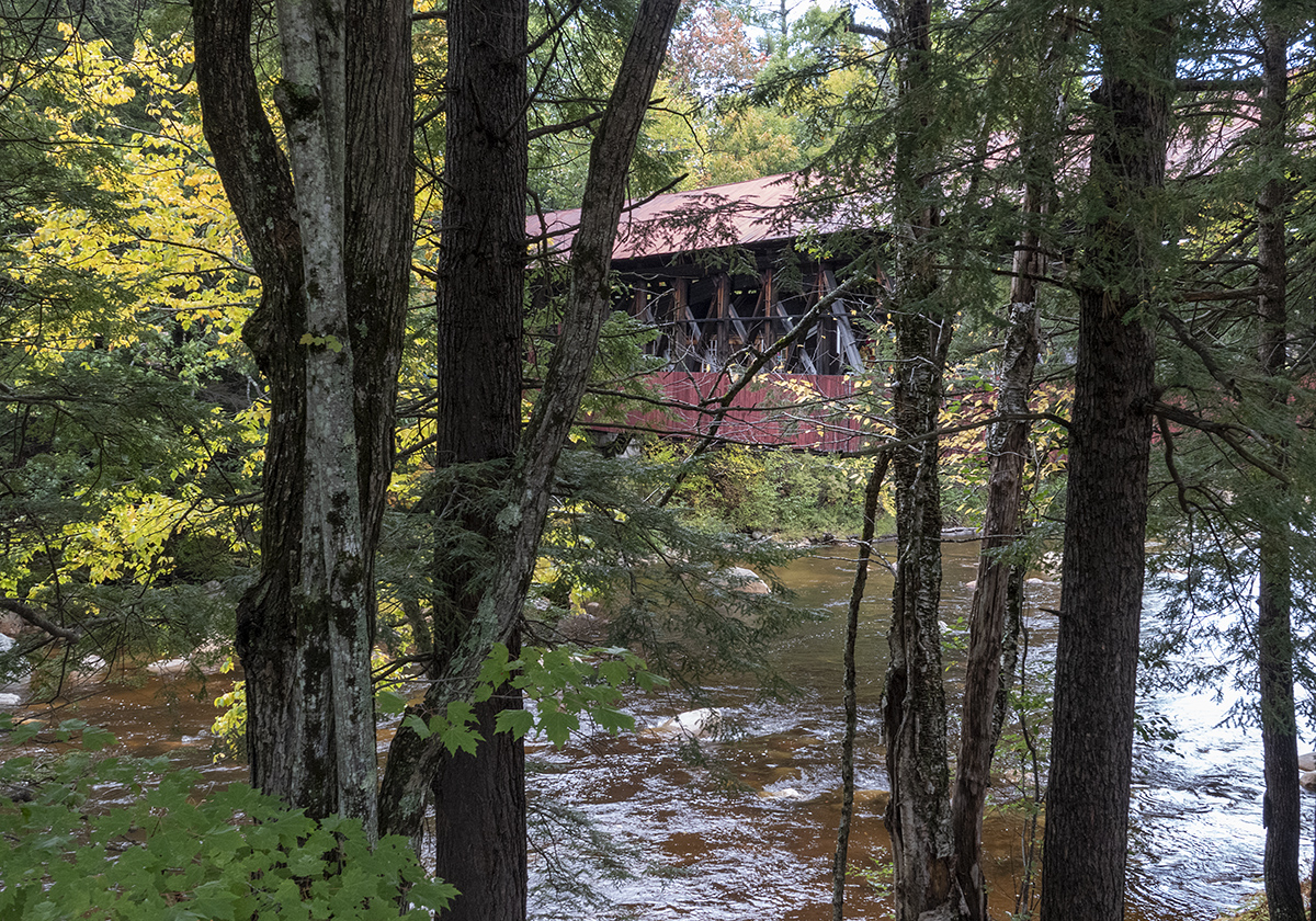 Covered bridge, White Mountains, NH