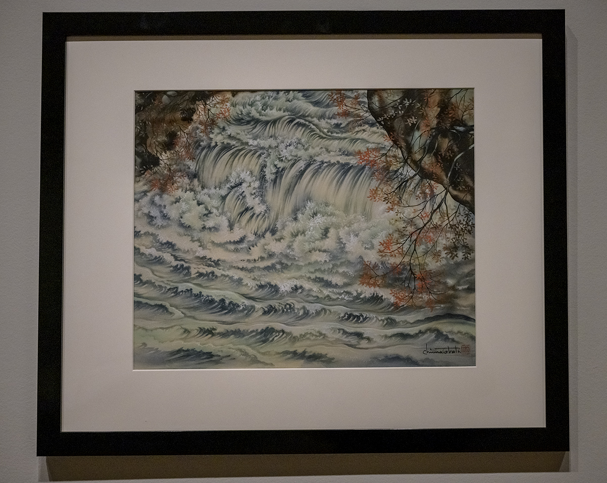 Mountain Stream in Autumn, Happy Isles, Chiura Obata 1937