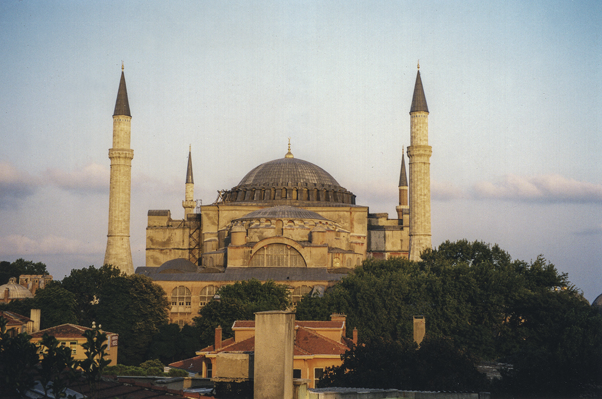 Hagia Sophia from our hotel balcony