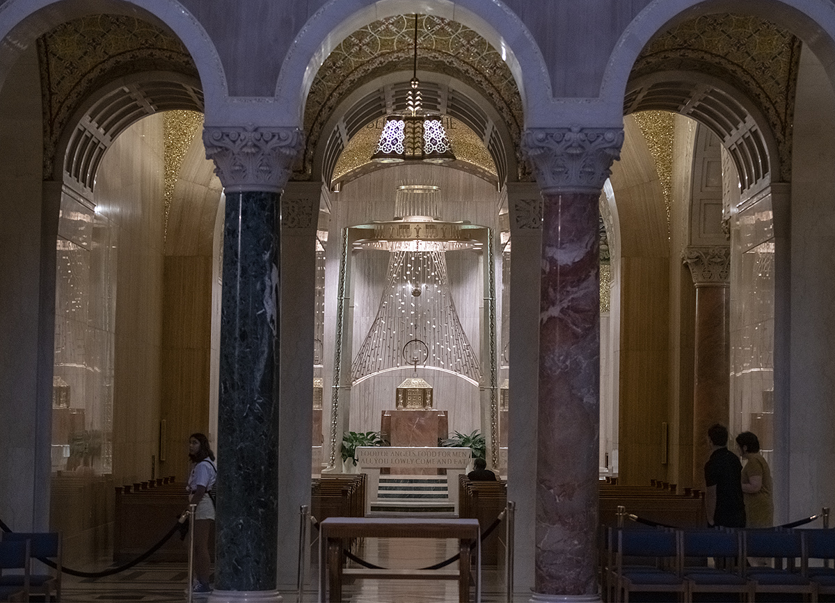 Glittery chapel