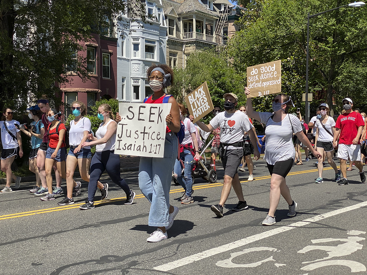 Protest march on Capitol Hill