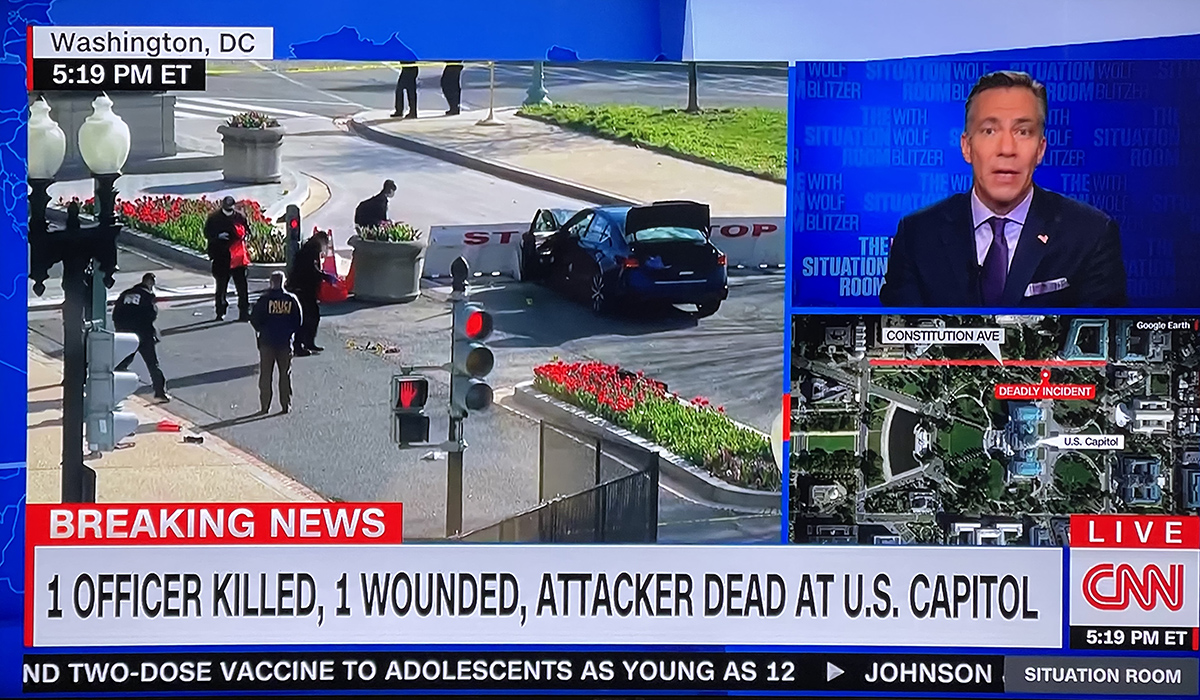 Another attack at the US Capitol
