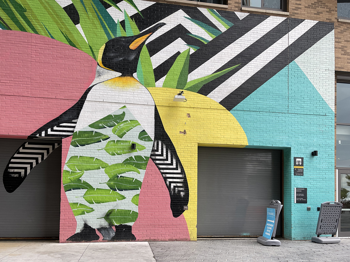 The rest of the mural