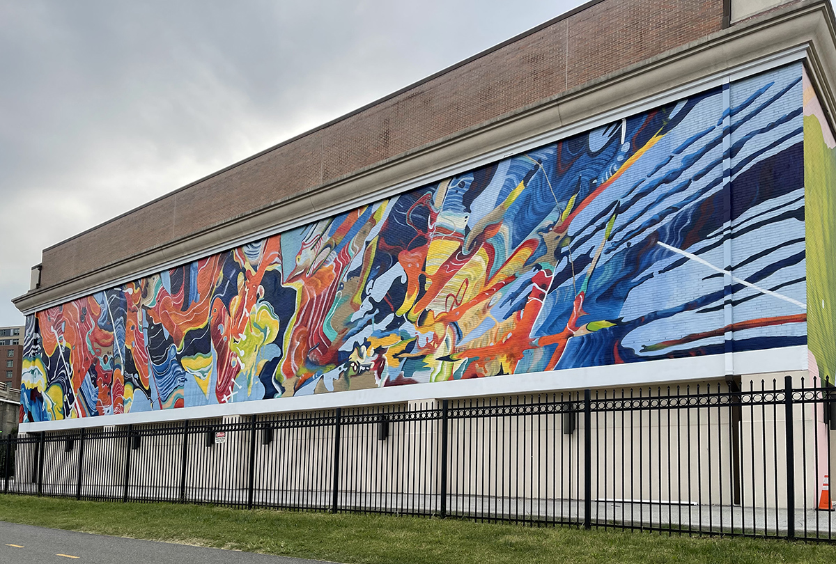 New mural at Pepco substation