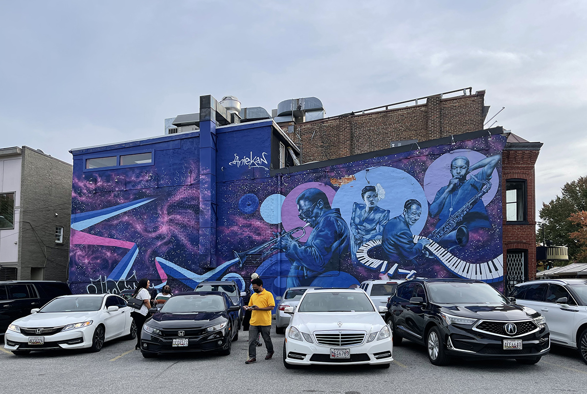 The artistic parking lot