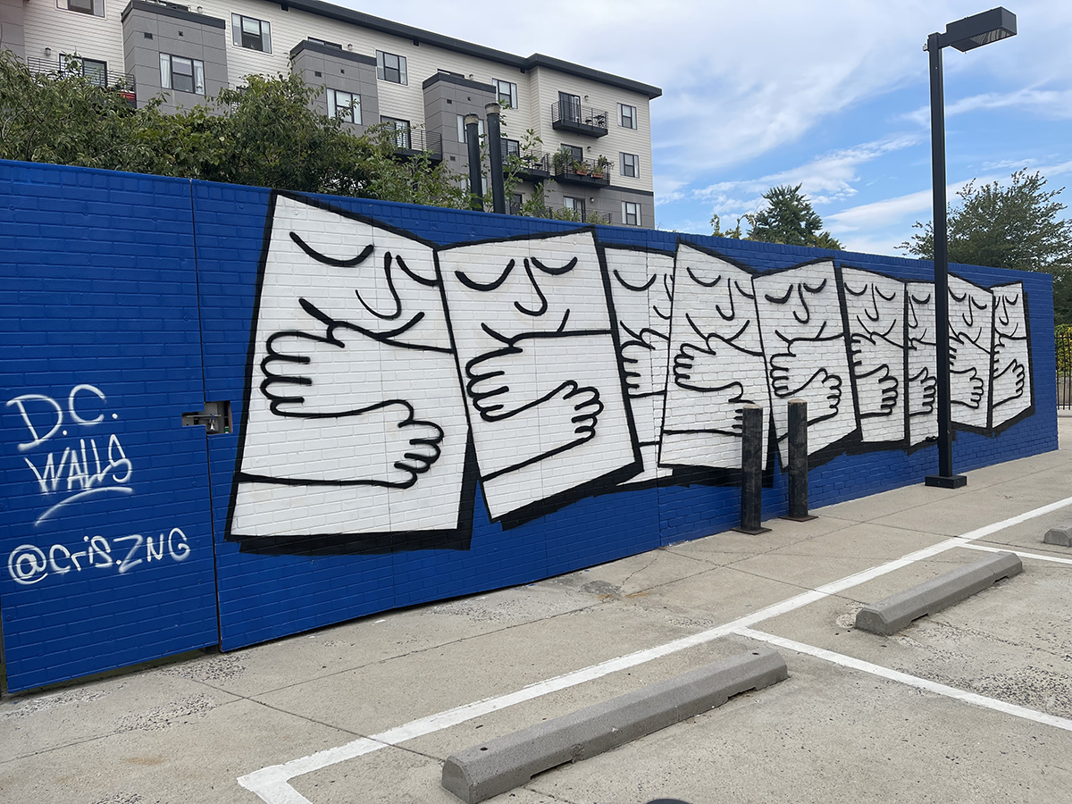 A heartwarming mural