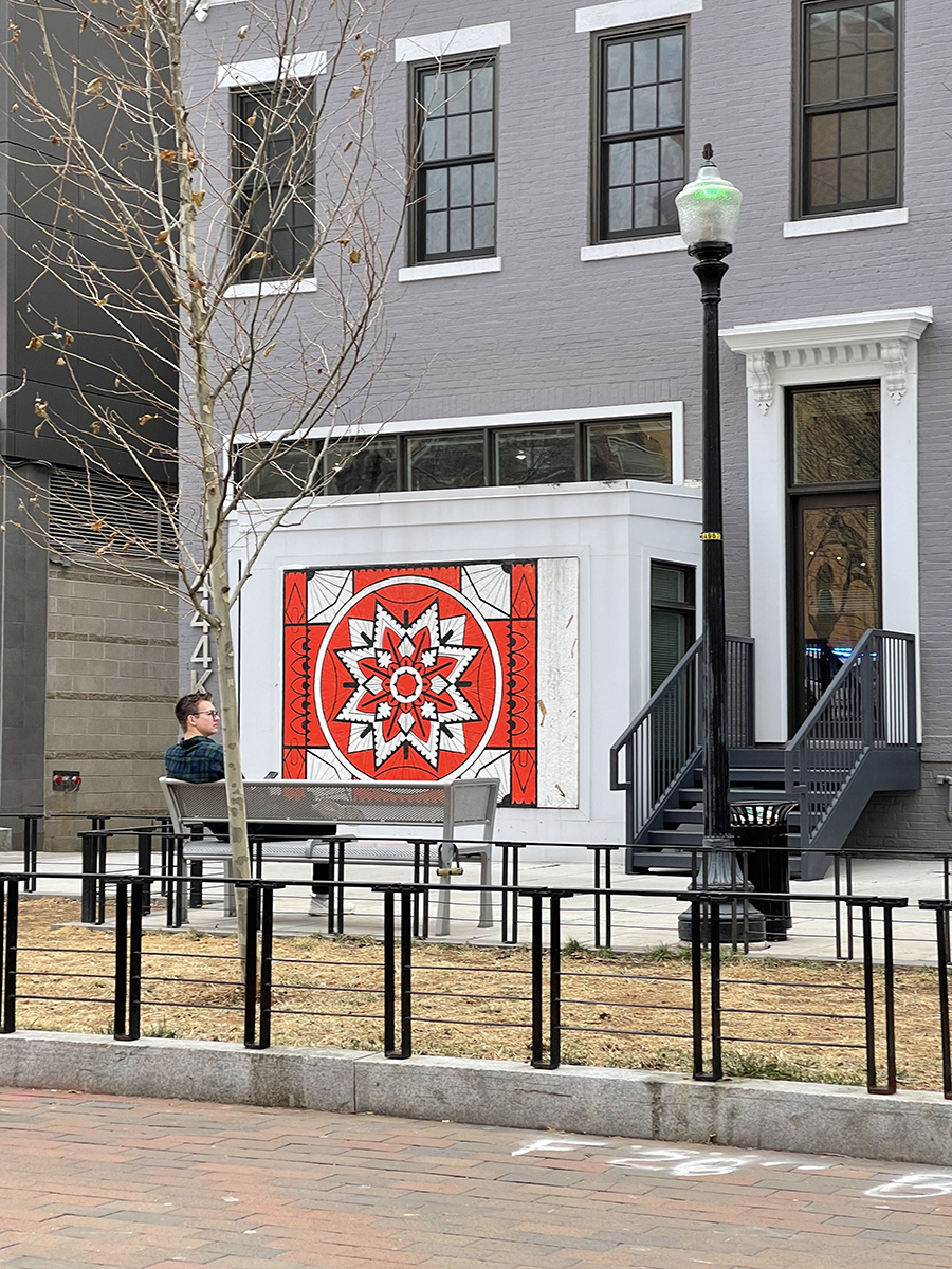 Storefront mural