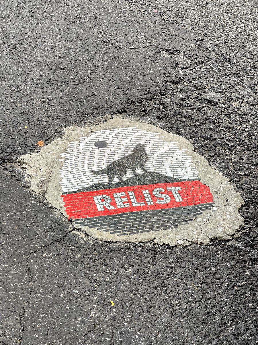 Pothole mosaic