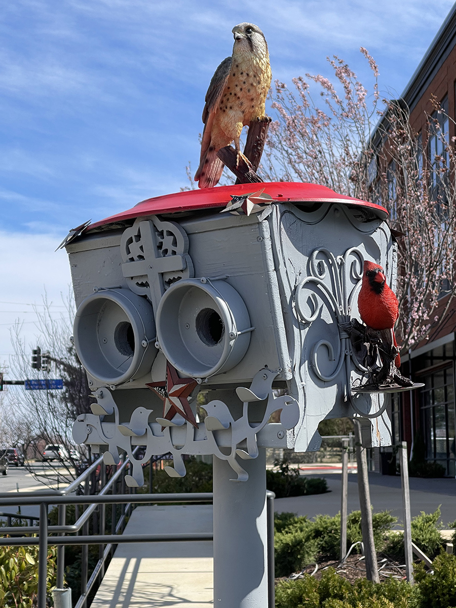 Gas station birdhouse